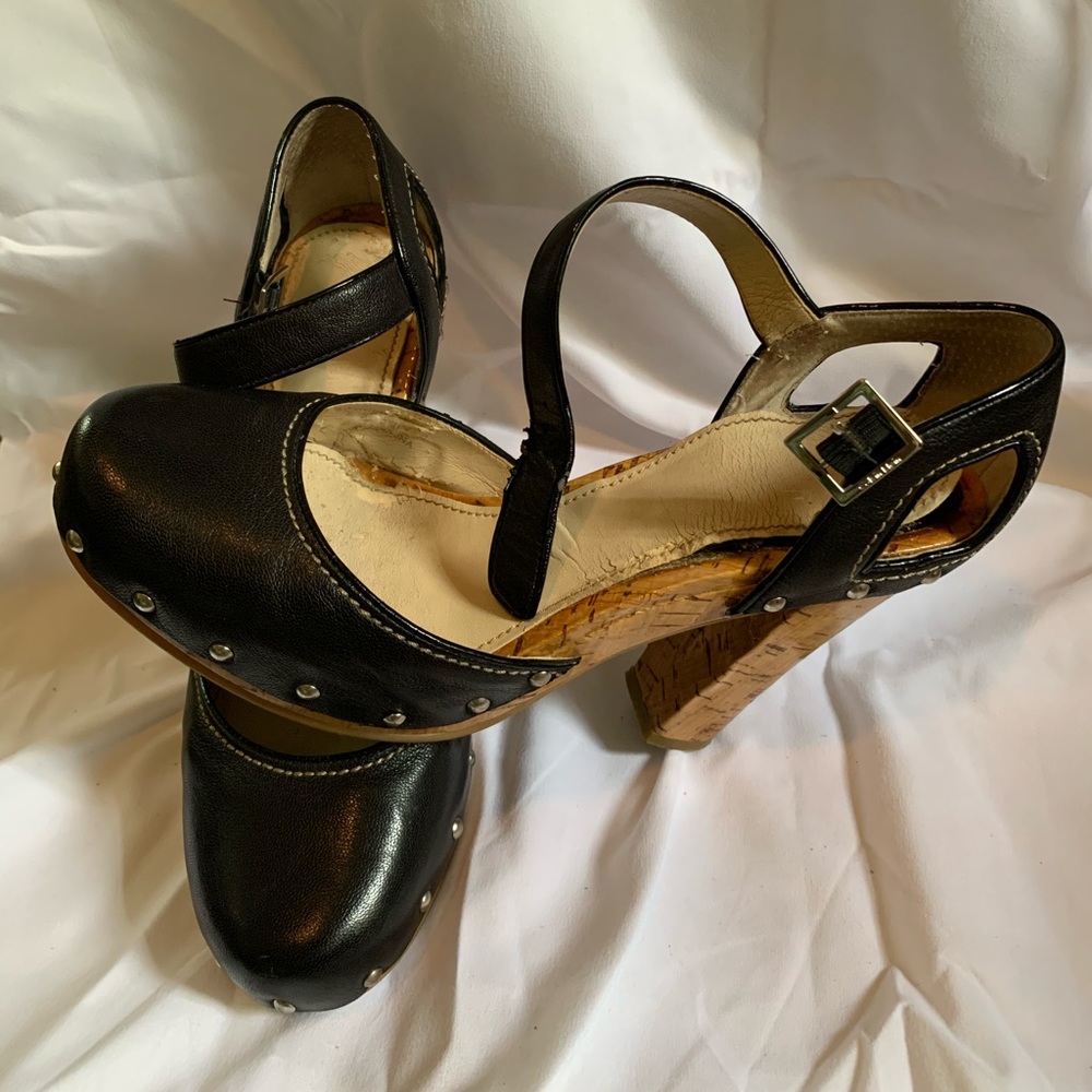 Black Studded Heels